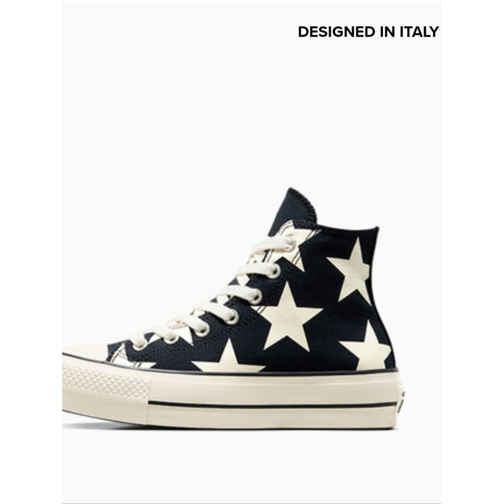Converse Chuck Taylor All Star Lift Large Stars Sneakers - Picture 5 of 16